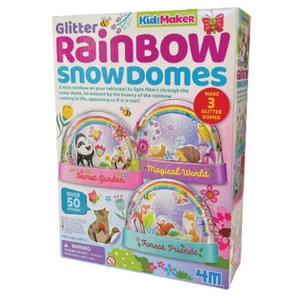  Domos de Nieves Arcoiris Brillantes-0