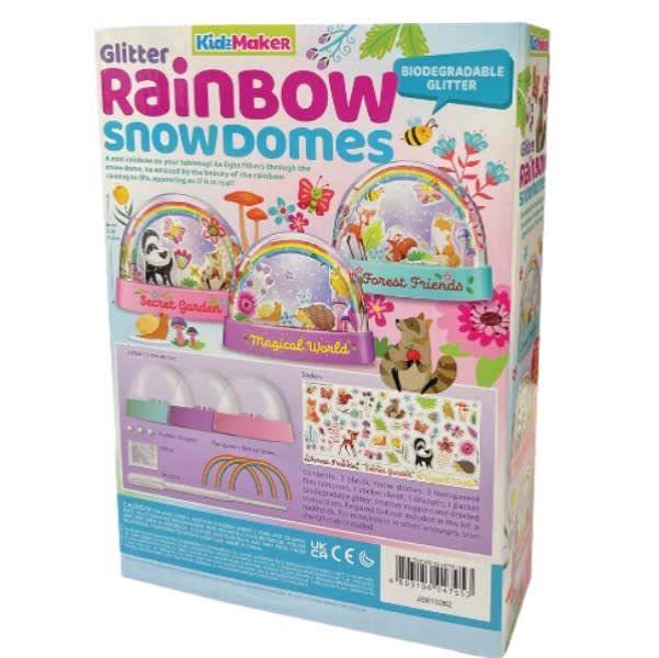  Domos de Nieves Arcoiris Brillantes-1