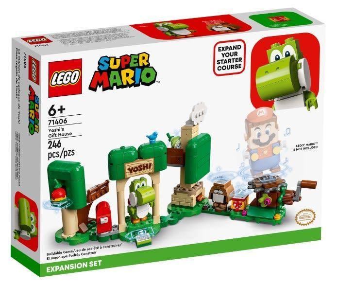 Super Mario Set Expansión Casa-Regalo de Yoshi 246 Piezas 71406-0