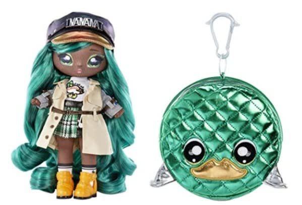 Muñeca y Monedero Na!Na!Na! Surprise Glam Series 2 Mallory Duckington -0
