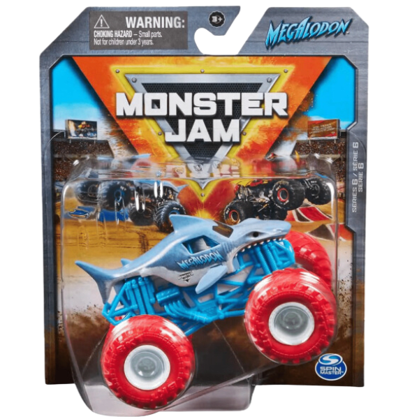 Monster Jam Vehículo Metálico 1:64 Megalodon-0