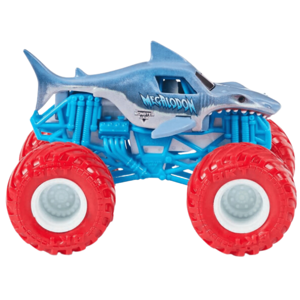 Monster Jam Vehículo Metálico 1:64 Megalodon-1