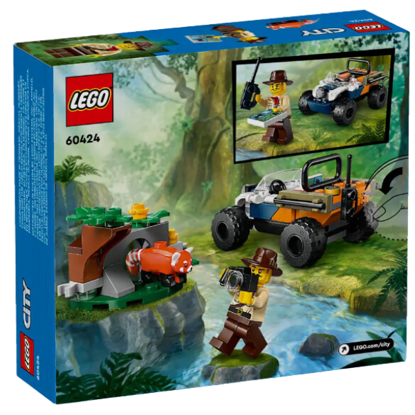 City Exploradores de la Jungla Auto Todoterreno 92 Piezas 60424-2