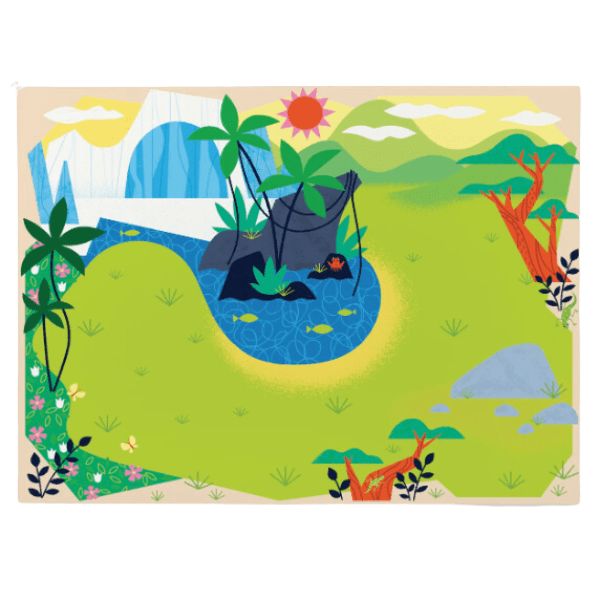  Stickers para Colorear Animales +5 Crayons+ Scene-2