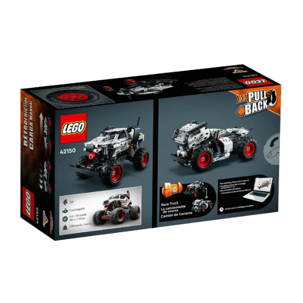 Technic Monster Jam Monster Mutt Dalmatian 2 en 1 Pull Back 244 Piezas 42150-2