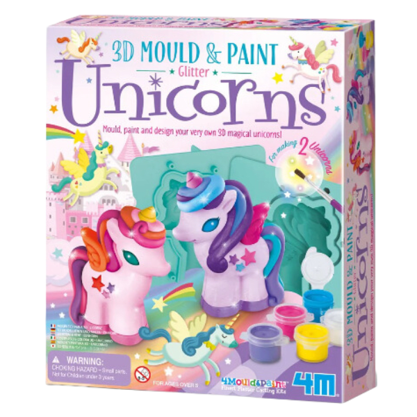 Moldea y Pinta Unicornios 3D-0