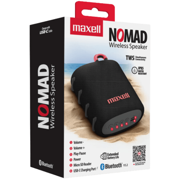 Parlante Bluetooth Nomad Negro-2