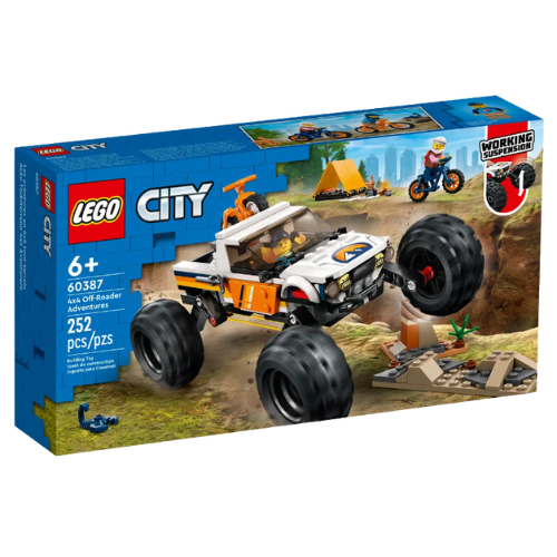 Lego City Auto Todoterreno 4x4 Aventurero 252 Piezas 60387-0