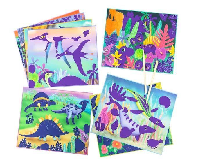 Scratch Art Dinosaurios -0