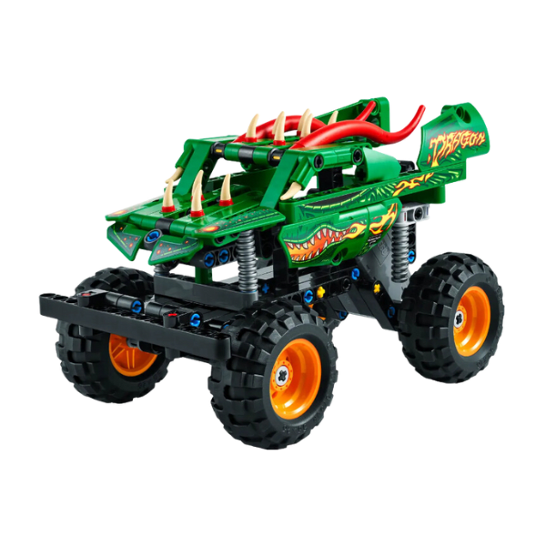Technic Monster Jam Dragone 2 en 1 Pull Back 217 Piezas 42149-0