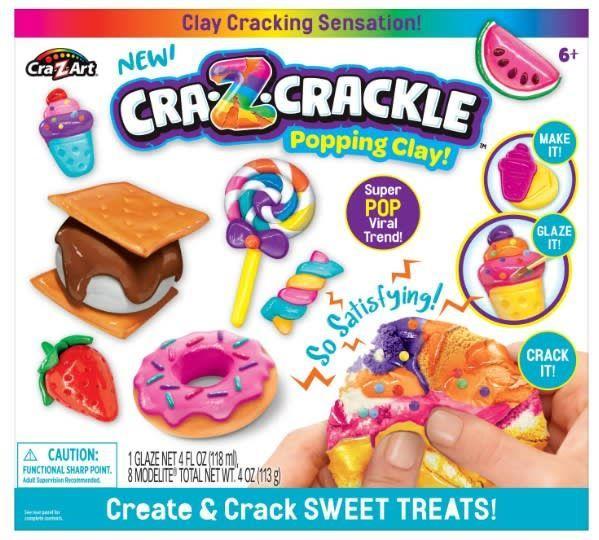 Cra-Z-Art Popping Clay! Create & Crack Sweet Treats! 8 Modelos-0