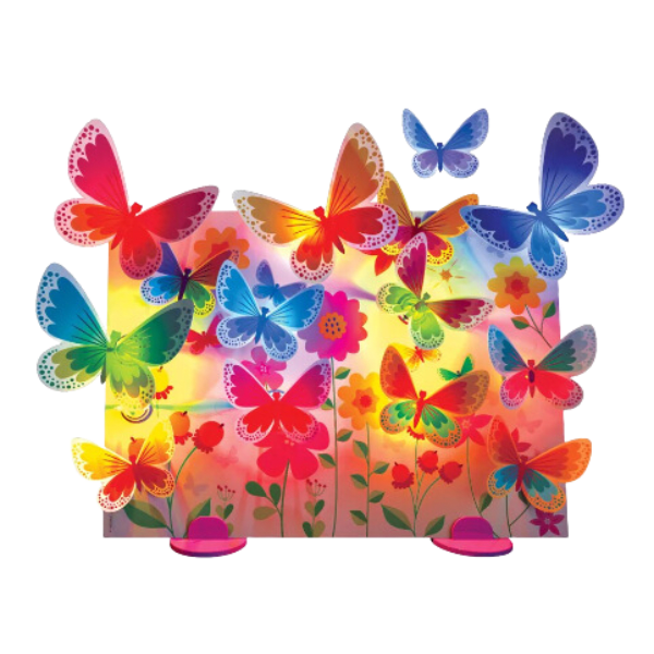 KidzMaker Mariposas Fosforescentes 3D-3