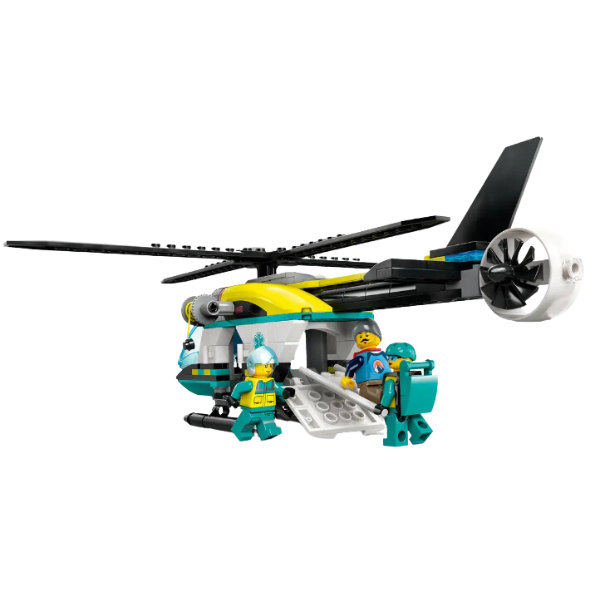 City Helicóptero de Rescate para Emergencias 226 Piezas 60405-1