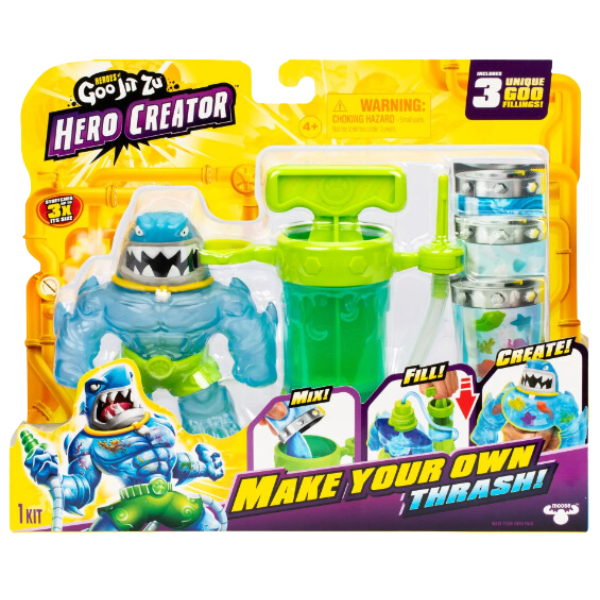 Goo Jit Zu Heroes Set Hero Creator Trash!-0