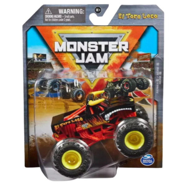 Monster Jam Vehículo Metálico 1:64 El Toro Loco-0