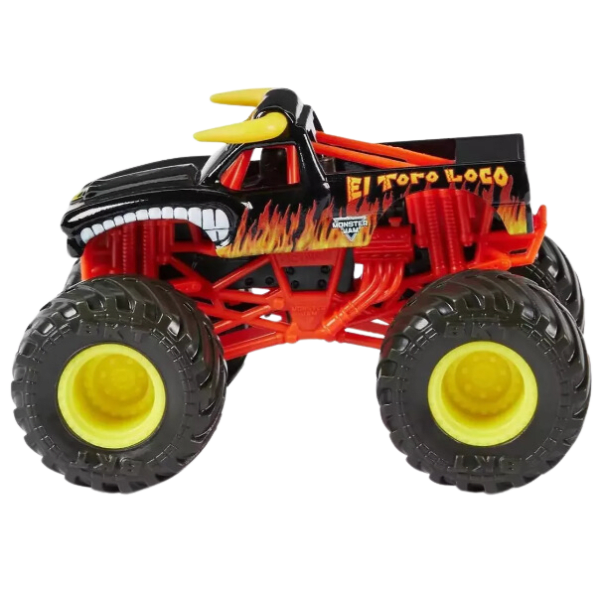 Monster Jam Vehículo Metálico 1:64 El Toro Loco-2