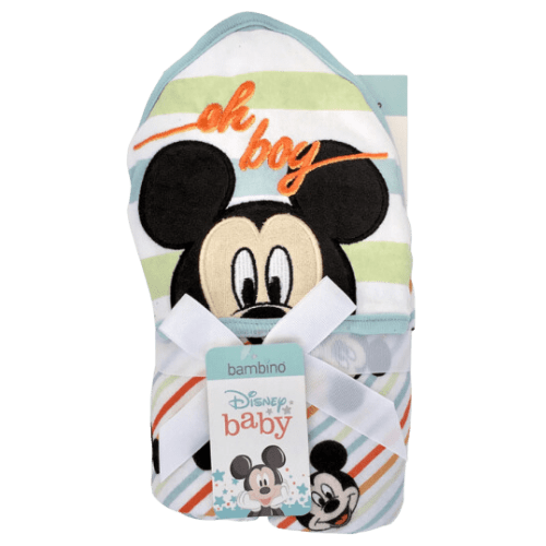 Toalla Con Capucha Mickey Diseño 1 76x76cm-0