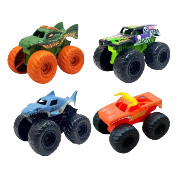 Monster Jam Vehículo Escala 1:72 Pack 4ú.-2