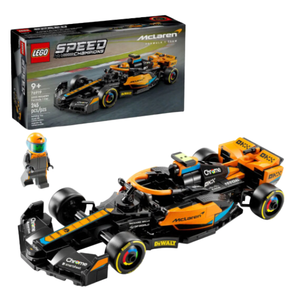 Speed Champions 2023 McLaren Fórmula 1 Car 245 Piezas 76919-0