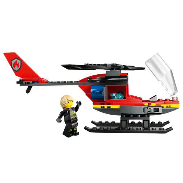 City Helicóptero de Rescate de Bomberos 85 Piezas 60411-1