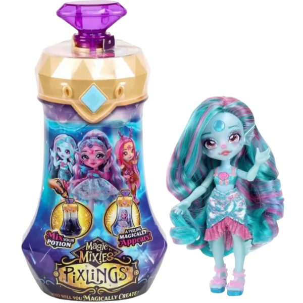 Magic Mixies Pixlings S1 Gema Celeste Descubre una Muñeca-0