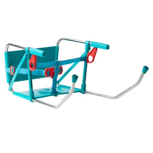  Silla de bebé para Comer Plegable Turquesa-0