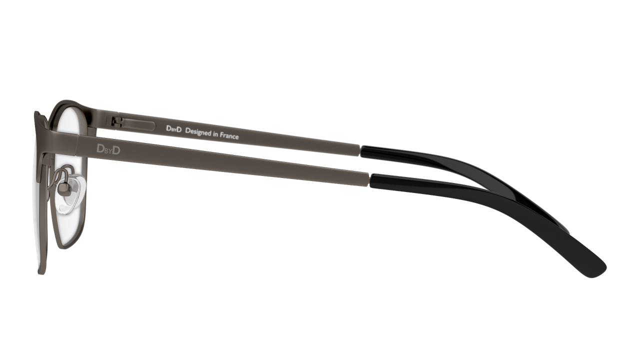 Anteojos Ópticos Dbyd DB1011 Dbom0001 Gris Hombre-3