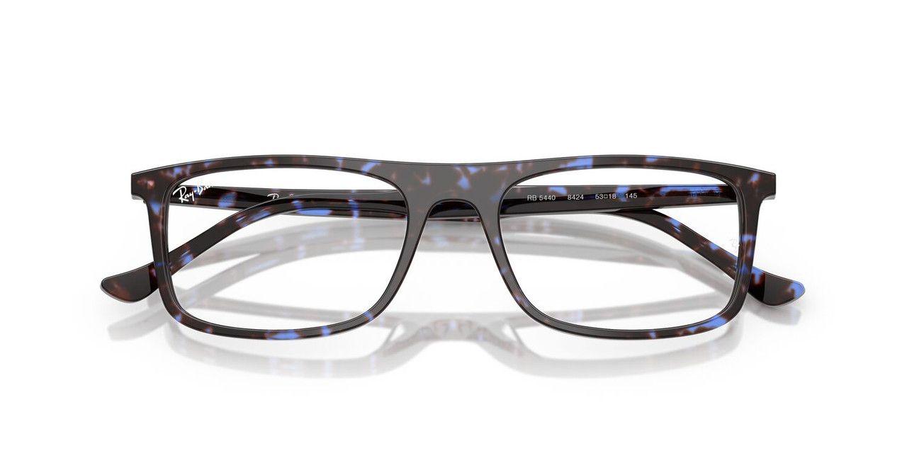 Anteojos Ópticos Ray-Ban RX5440 Havana Blue Turtle Havana Unisex-3