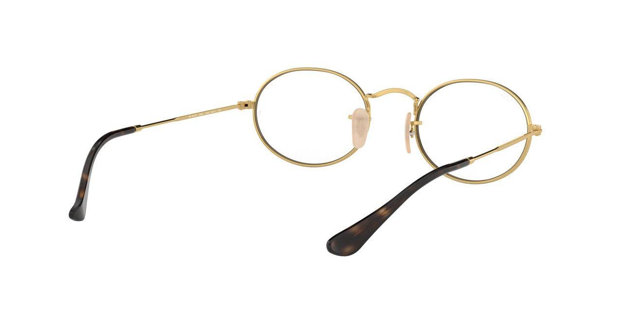 Anteojos Ópticos Ray-Ban RX3547V Oval Dorado Unisex-7