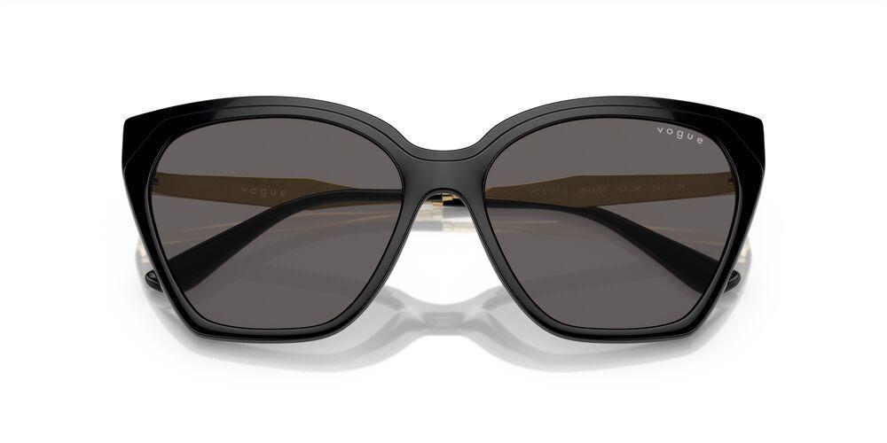 Anteojos De Sol Vogue VO5521S Black Black Smoke Negro Mujer-4