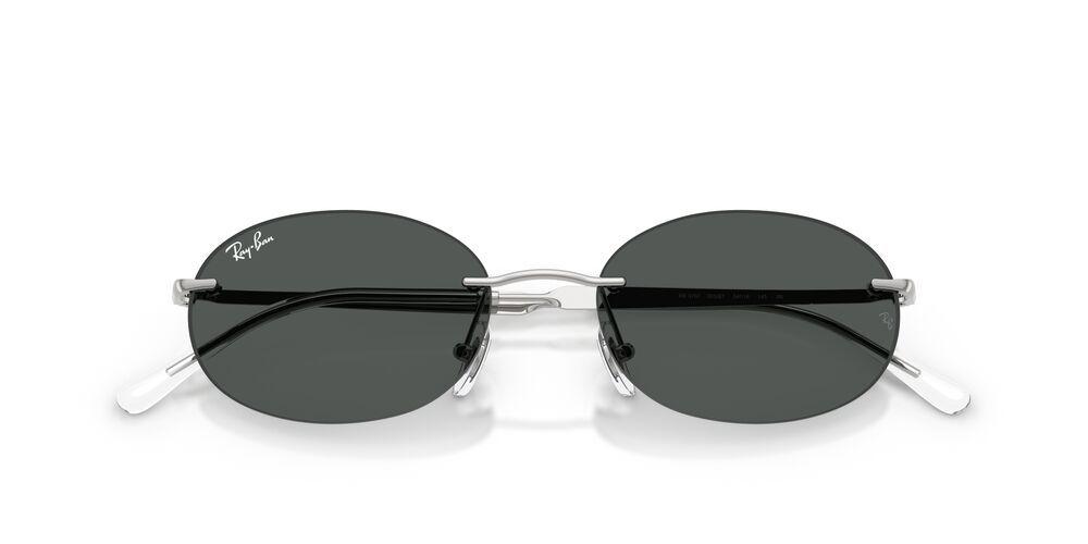 Anteojos De Sol Ray-Ban RB3767 Silver Dark Grey Plateado Unisex-4