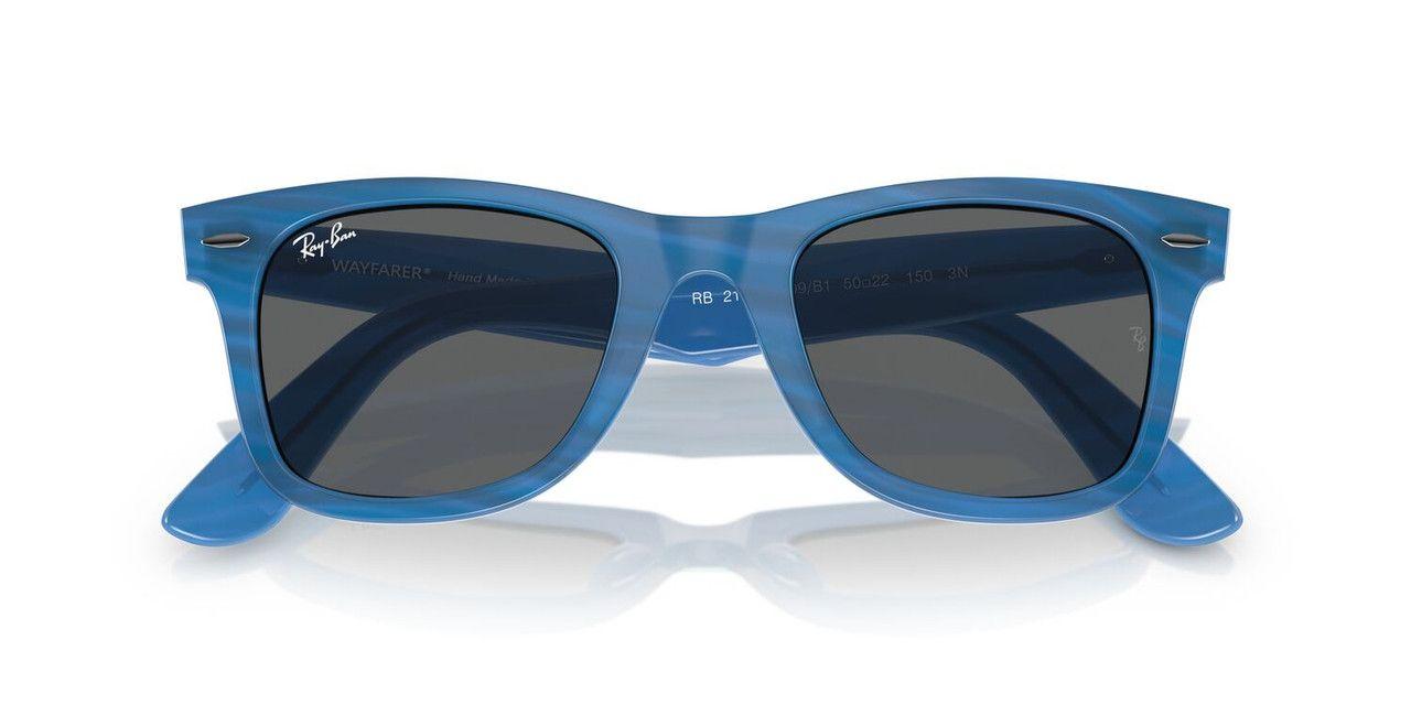 Anteojos De Sol Ray-Ban RB2140 Wayfarer Azul Unisex-4