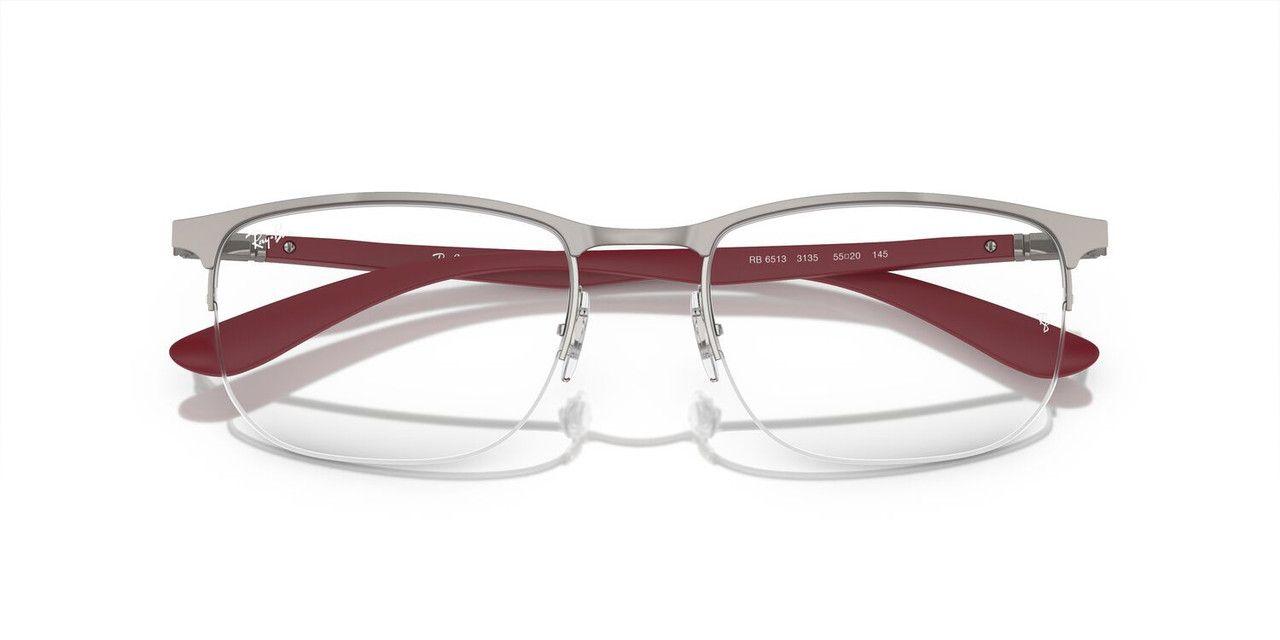 Lentes Ópticos Ray-Ban 0RX6513  Gris Unisex-4