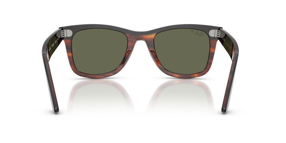 Anteojos De Sol Ray-Ban RB2240 Wayfarer Black On Havana Polar Green Negro Unisex-3