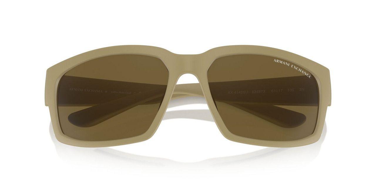 Anteojos De Sol Armani Exchange AX4142SU  Beige Hombre-3