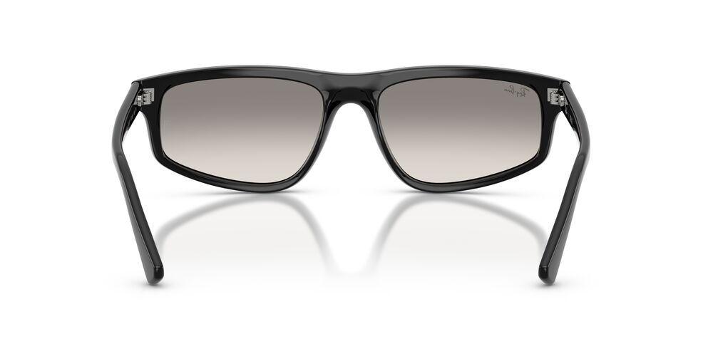 Anteojos De Sol Ray-Ban 0RB2225 Black Clear Gradient Grey Unisex-3
