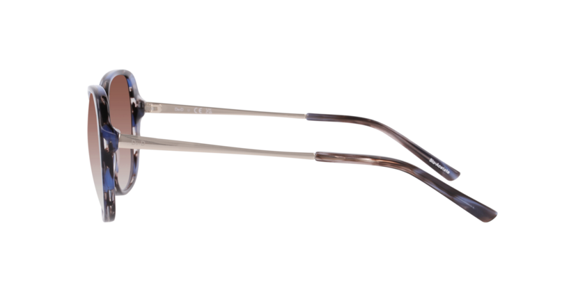 Anteojos De Sol Dbyd DB4051 Blue Brown Stripes Gradient Brown Café Mujer-2