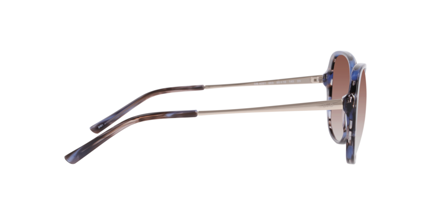 Anteojos De Sol Dbyd DB4051 Blue Brown Stripes Gradient Brown Café Mujer-5