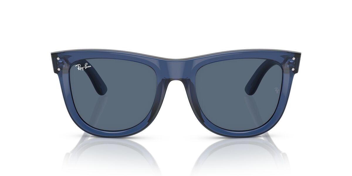 Lentes De Sol Ray-Ban RBR0502S Wayfarer Reverse Azul Unisex-5