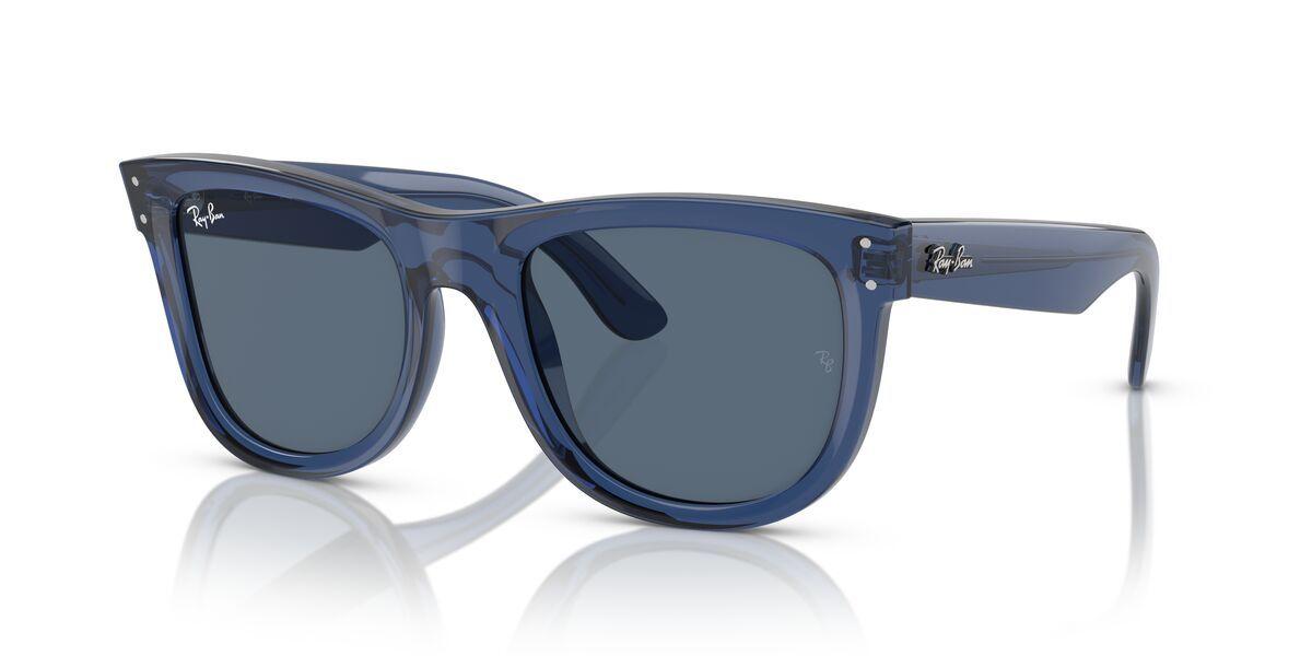 Lentes De Sol Ray-Ban RBR0502S Wayfarer Reverse Azul Unisex-7