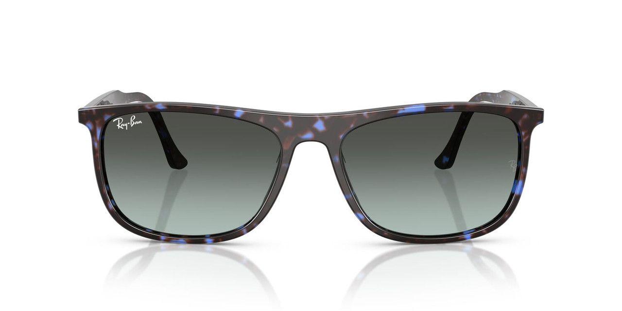 Anteojos De Sol Ray-Ban RB2216 Havana Blue Turtle Blu Vintage Gradient Black Havana Unisex-0