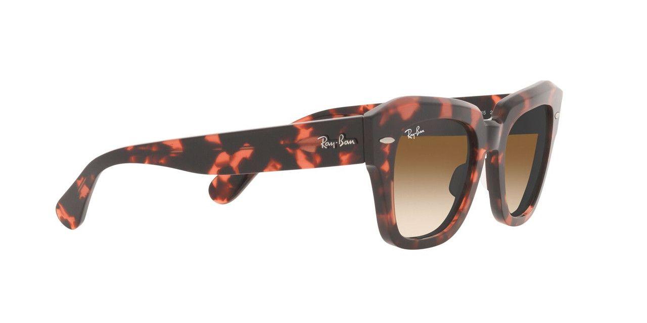 Lentes De Sol Ray-Ban RB2186 State Street Havana Unisex-9