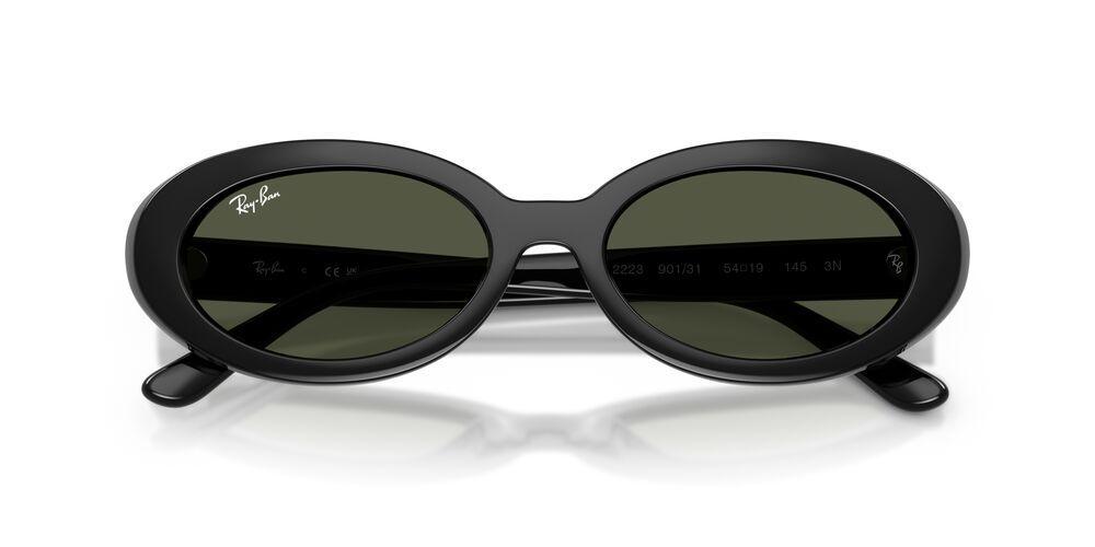 Anteojos De Sol Ray-Ban 0RB2223 Black Green Mujer-4