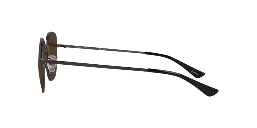 Anteojos De Sol Seen NE5027 Snsu0021 Matt Gun Brown Plateado Unisex-2