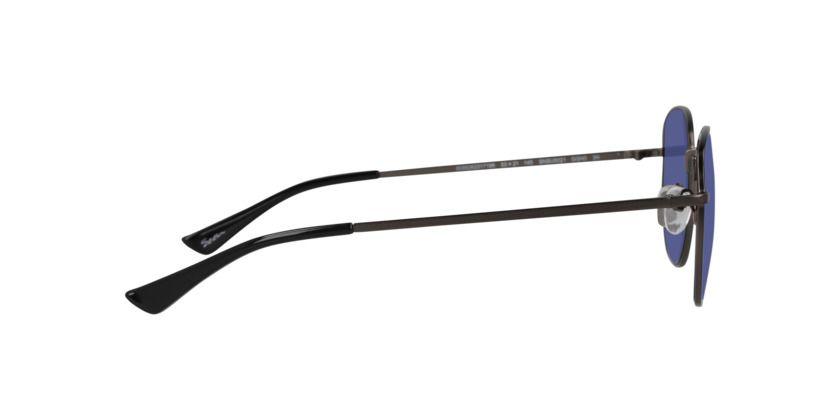 Anteojos De Sol Seen NE5027 Snsu0021 Matt Gun Brown Plateado Unisex-3