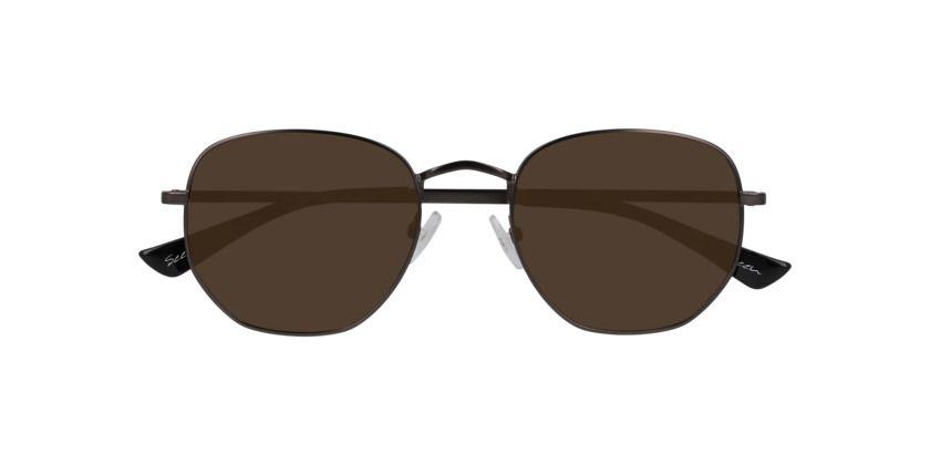 Anteojos De Sol Seen NE5027 Snsu0021 Matt Gun Brown Plateado Unisex-5