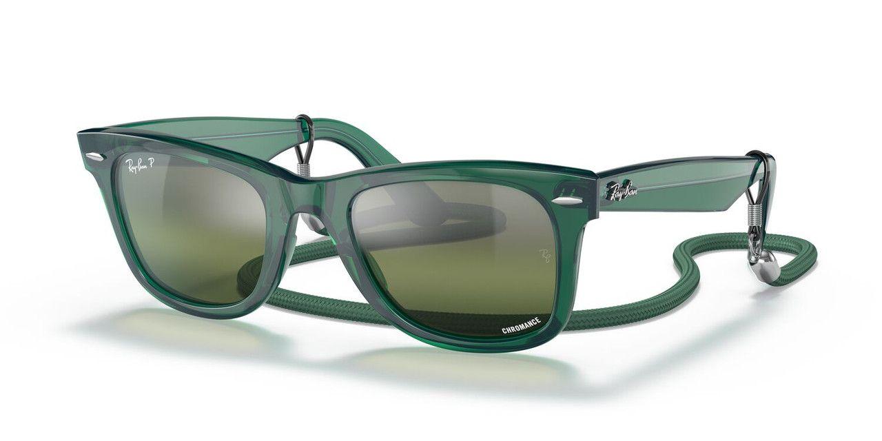 Lentes De Sol Ray-Ban RB2140 Wayfarer Verde Unisex-5