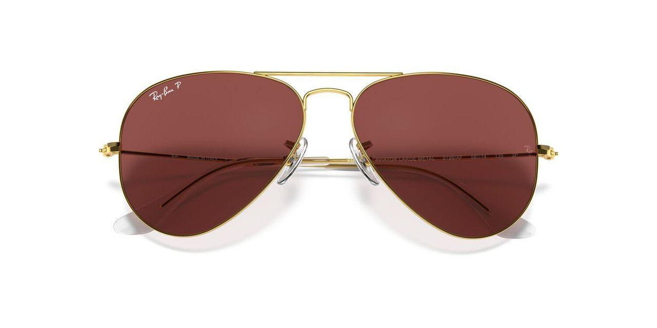Lentes De Sol Ray-Ban RB3025 Aviator Large Metal Dorado Unisex-2
