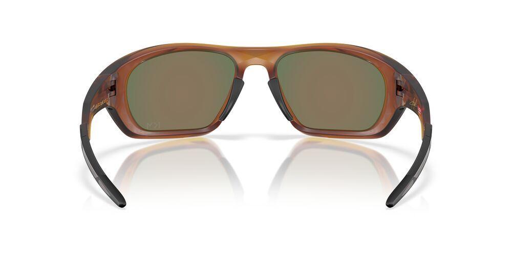 Anteojos De Sol Oakley OO9431 Lateralis Matte Dark Amber Prizm Ruby Ambar Hombre-3