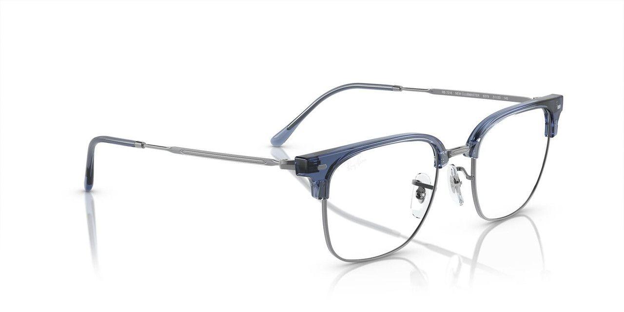 Anteojos Ópticos Ray-Ban RX7216 New Clubmaster Azul Unisex-0